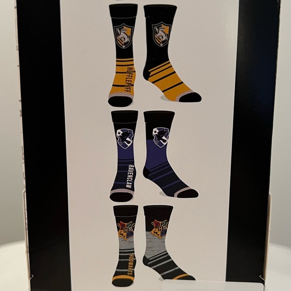 Harry Potter Casual Crew 6-Pack of Socks NWT - Picture 6 of 7